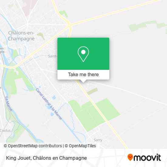 King Jouet map