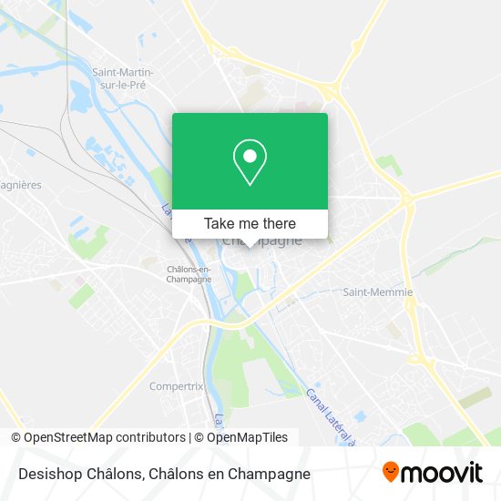 Mapa Desishop Châlons