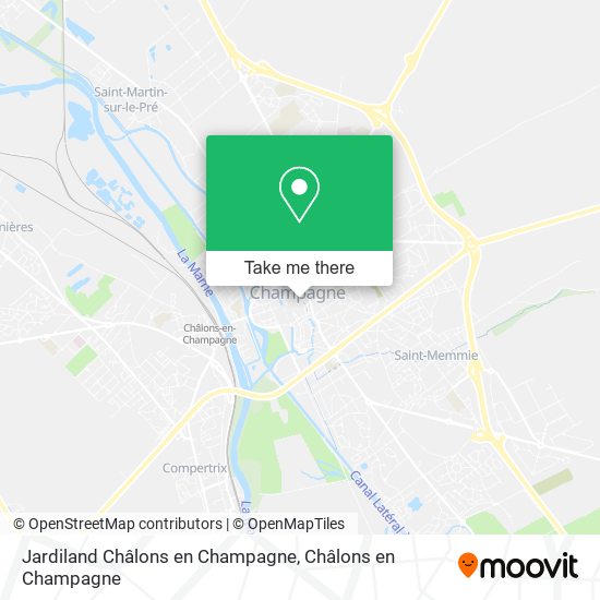 Jardiland Châlons en Champagne map