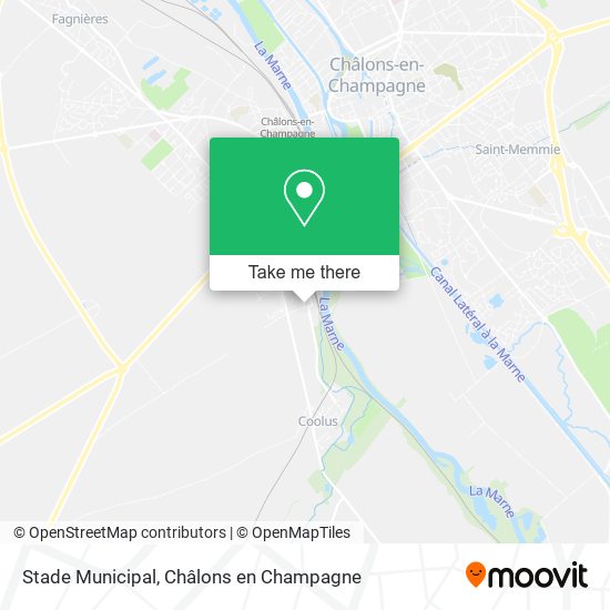 Stade Municipal map