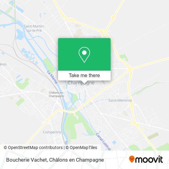 Boucherie Vachet map