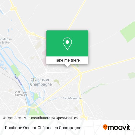 Pacifique Oceani map