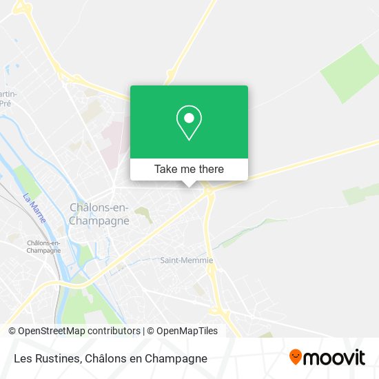 Les Rustines map