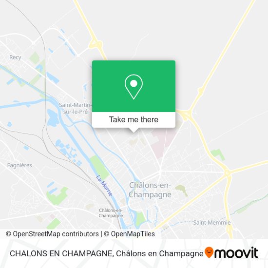 CHALONS EN CHAMPAGNE map