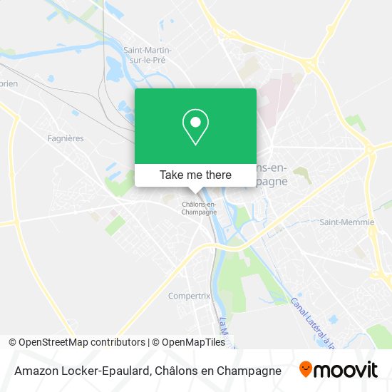Amazon Locker-Epaulard map