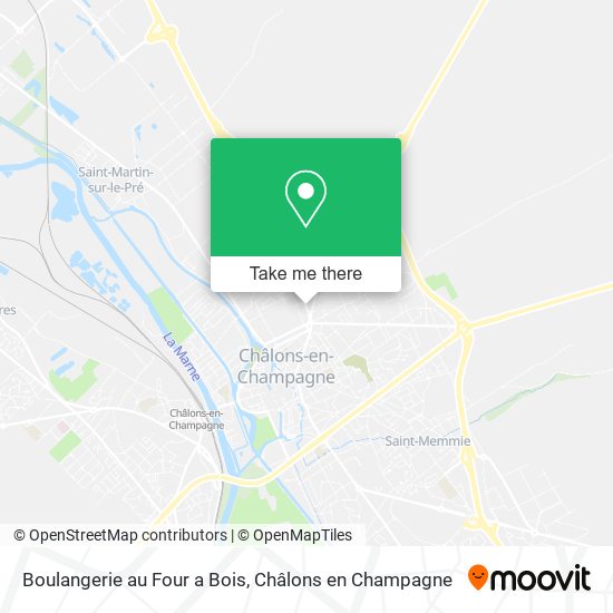 Boulangerie au Four a Bois map