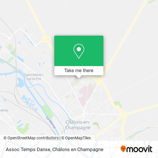 Assoc Temps Danse map