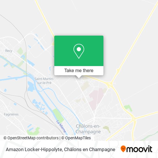 Amazon Locker-Hippolyte map
