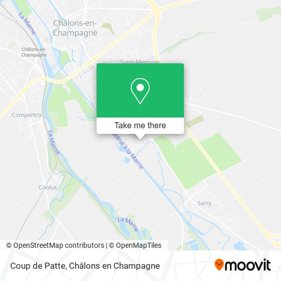Coup de Patte map