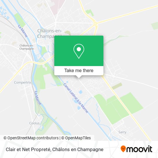 Clair et Net Propreté map