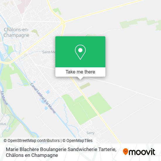 Marie Blachère Boulangerie Sandwicherie Tarterie map