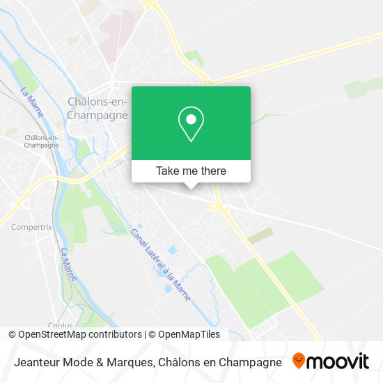 Jeanteur Mode & Marques map