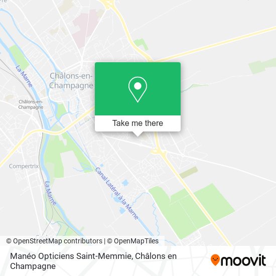 Manéo Opticiens Saint-Memmie map