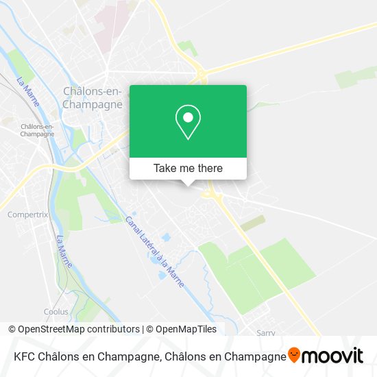 KFC Châlons en Champagne map