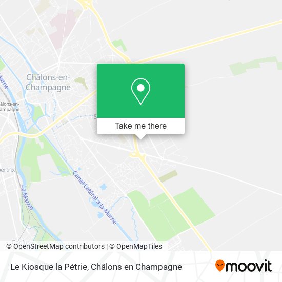 Le Kiosque la Pétrie map