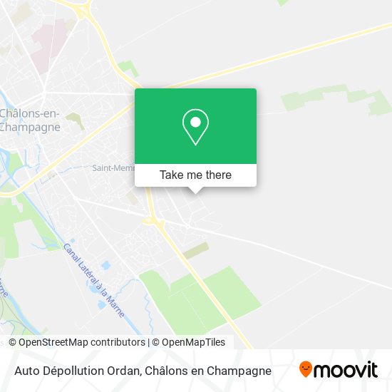 Auto Dépollution Ordan map