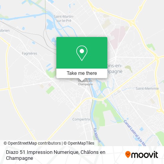 Diazo 51 Impression Numerique map