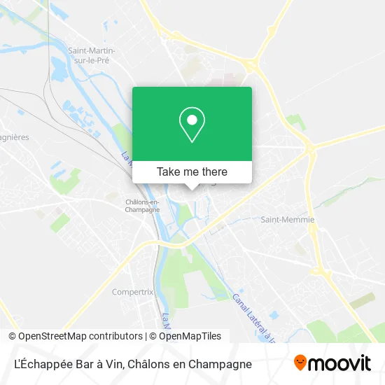 L'Échappée Bar à Vin map
