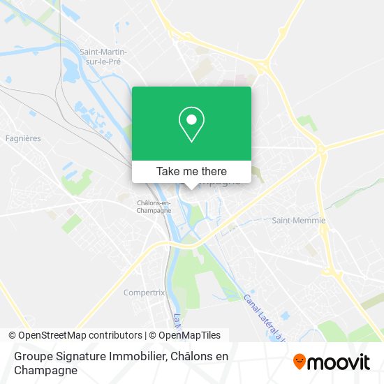 Groupe Signature Immobilier map