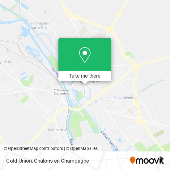 Gold Union map