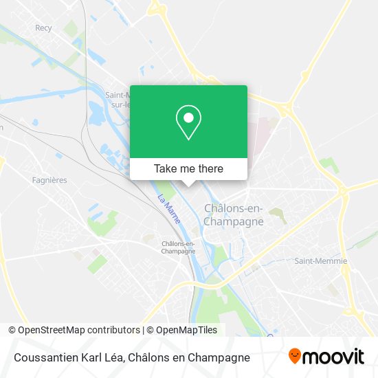 Coussantien Karl Léa map