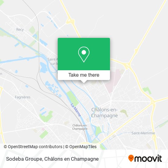 Sodeba Groupe map