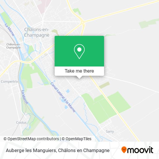 Auberge les Manguiers map