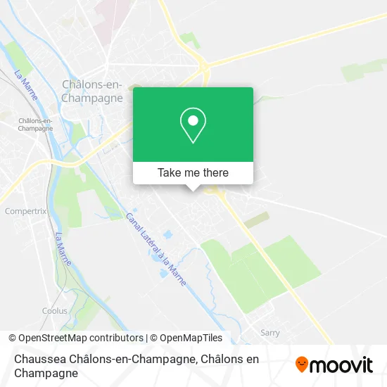 Chaussea Châlons-en-Champagne map