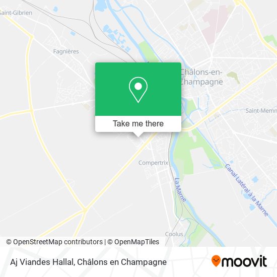 Aj Viandes Hallal map
