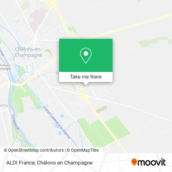 ALDI France map