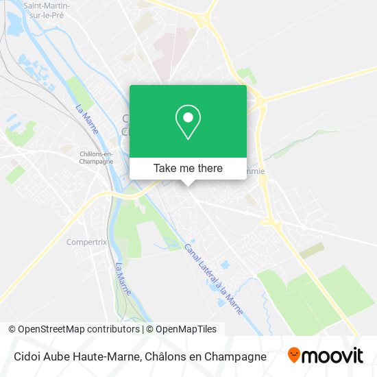 Cidoi Aube Haute-Marne map
