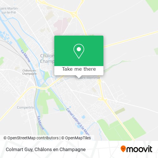 Colmart Guy map