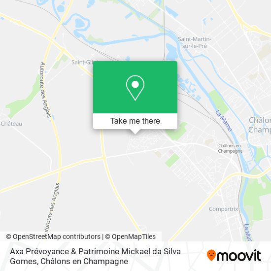 Axa Prévoyance & Patrimoine Mickael da Silva Gomes map
