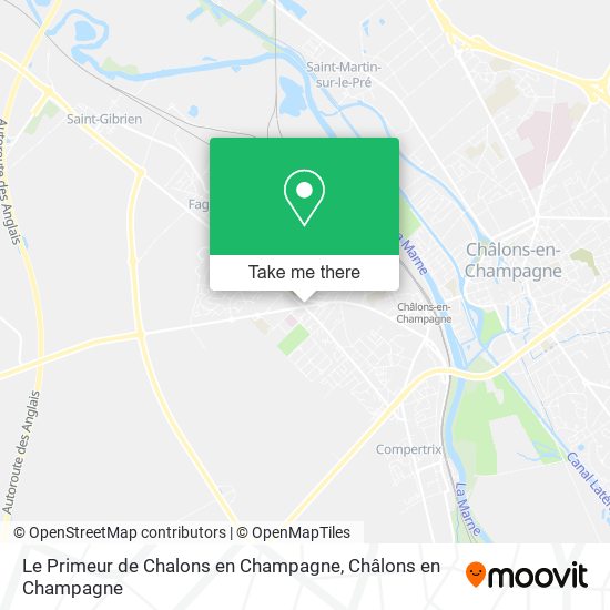 Le Primeur de Chalons en Champagne map