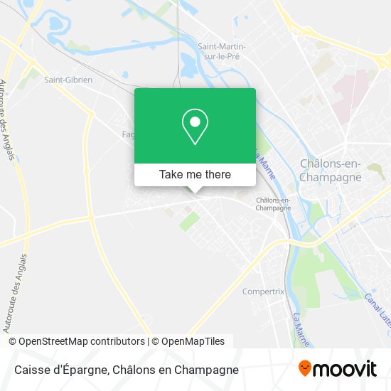 Caisse d'Épargne map