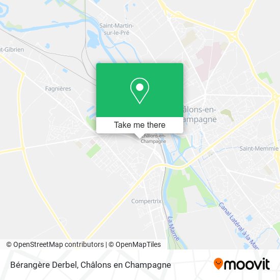 Bérangère Derbel map