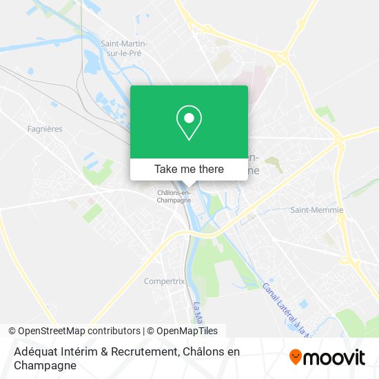 Adéquat Intérim & Recrutement map
