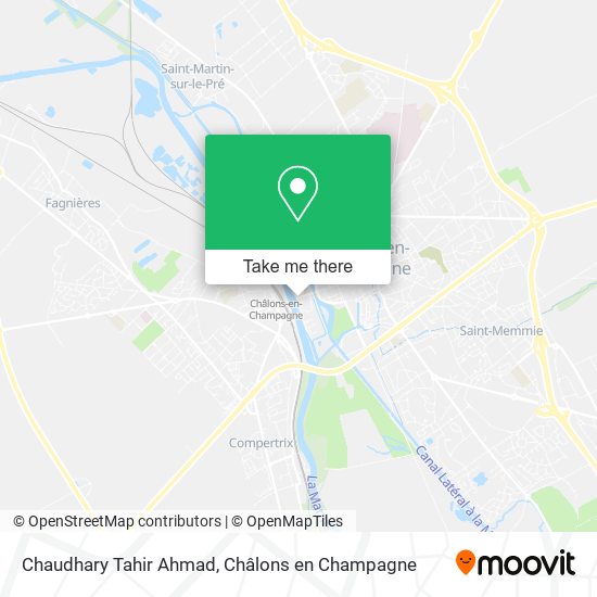 Chaudhary Tahir Ahmad map