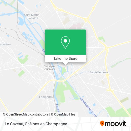 Le Caveau map