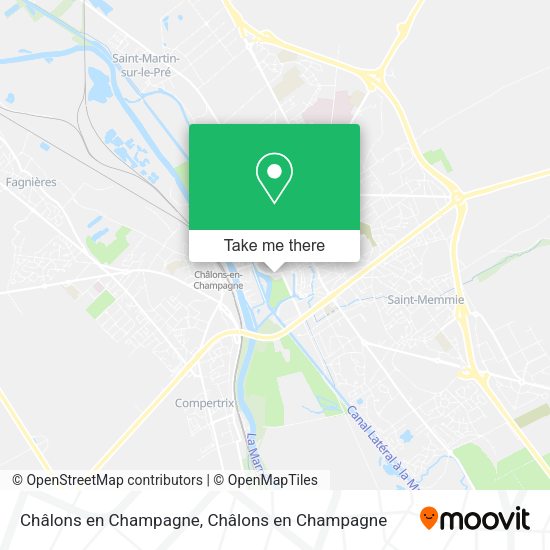 Châlons en Champagne map