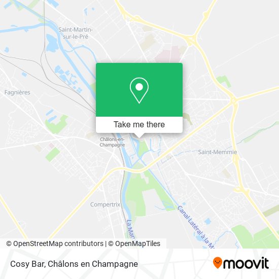 Cosy Bar map