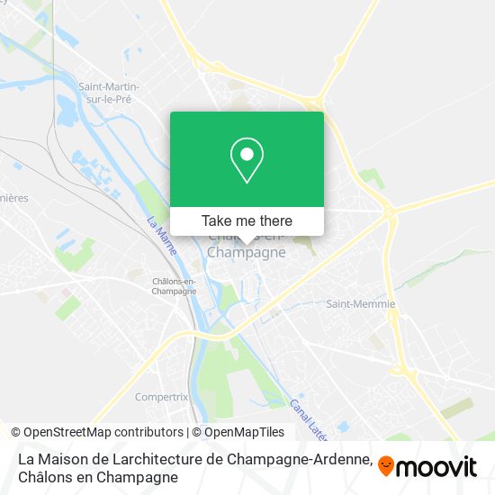La Maison de Larchitecture de Champagne-Ardenne map