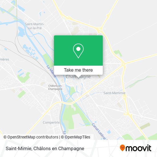Saint-Mimie map
