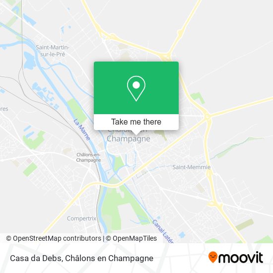 Casa da Debs map