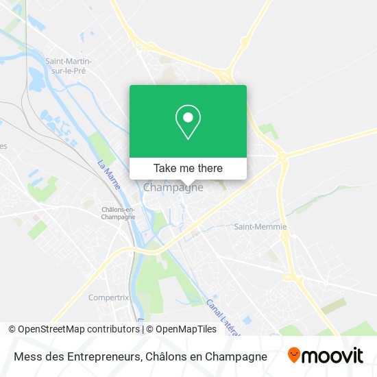 Mess des Entrepreneurs map