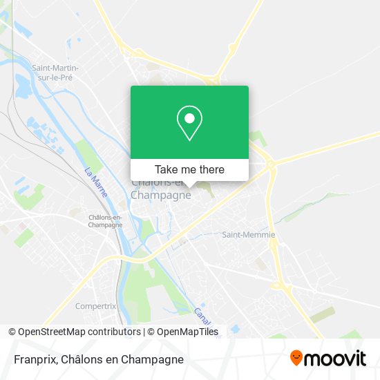 Franprix map