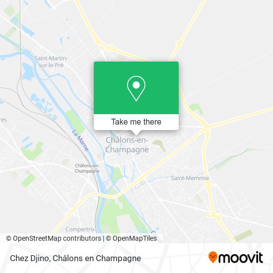 Chez Djino map