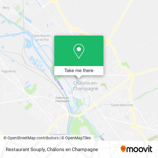 Restaurant Souply map