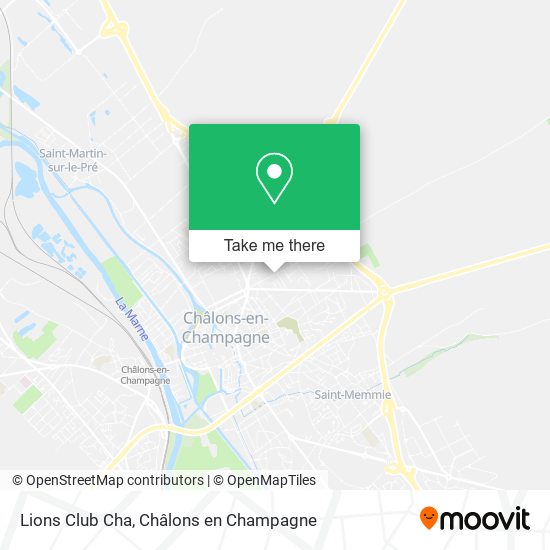 Lions Club Cha map