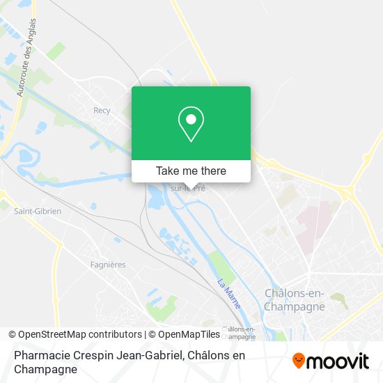 Pharmacie Crespin Jean-Gabriel map